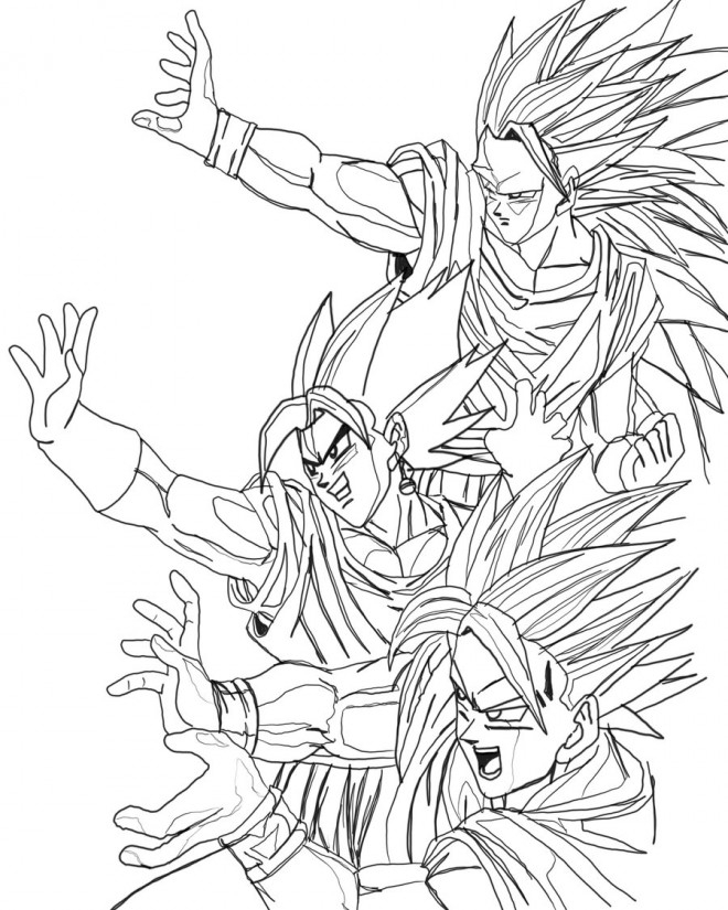 Coloriage Dragon Ball Z À Imprimer Gratuit destiné Coloriage Dragon Ball Z