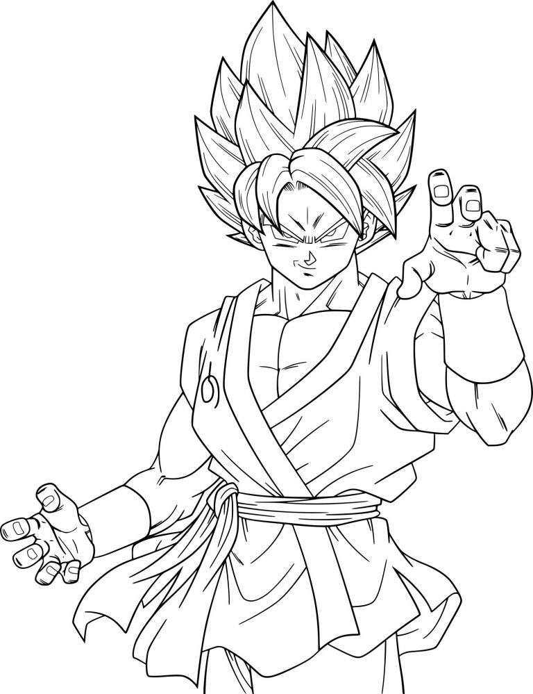 Coloriage Dragon Ball Z Sangoku Super Sayen 4 Beau Stock intérieur Coloriage Dessin De Sangoku Super Sayen 10000