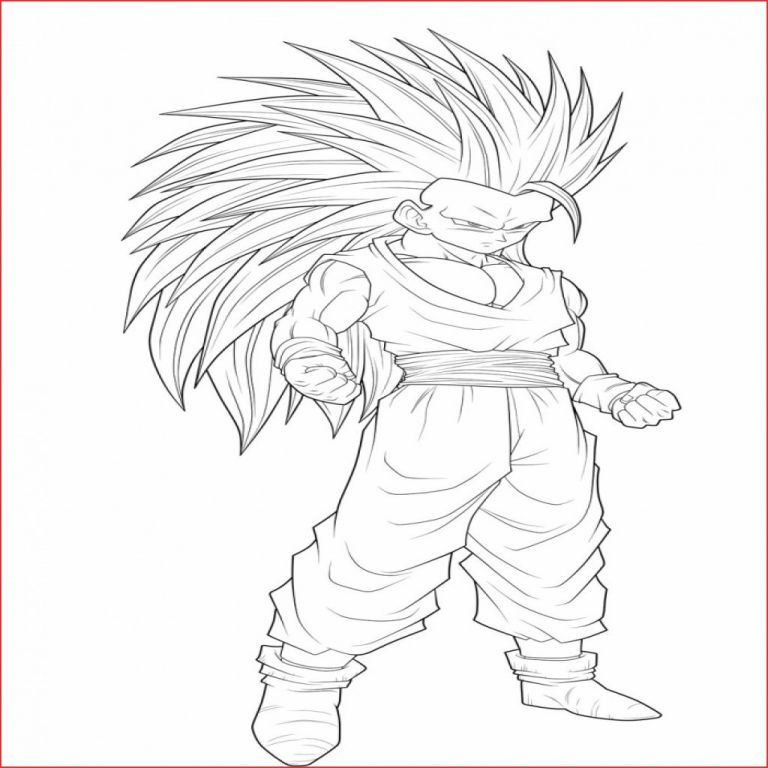 Coloriage Dragon Ball Z Sangoku Super Sayen 4 Inspirant serapportantà Coloriage Dessin De Sangoku Super Sayen 10000