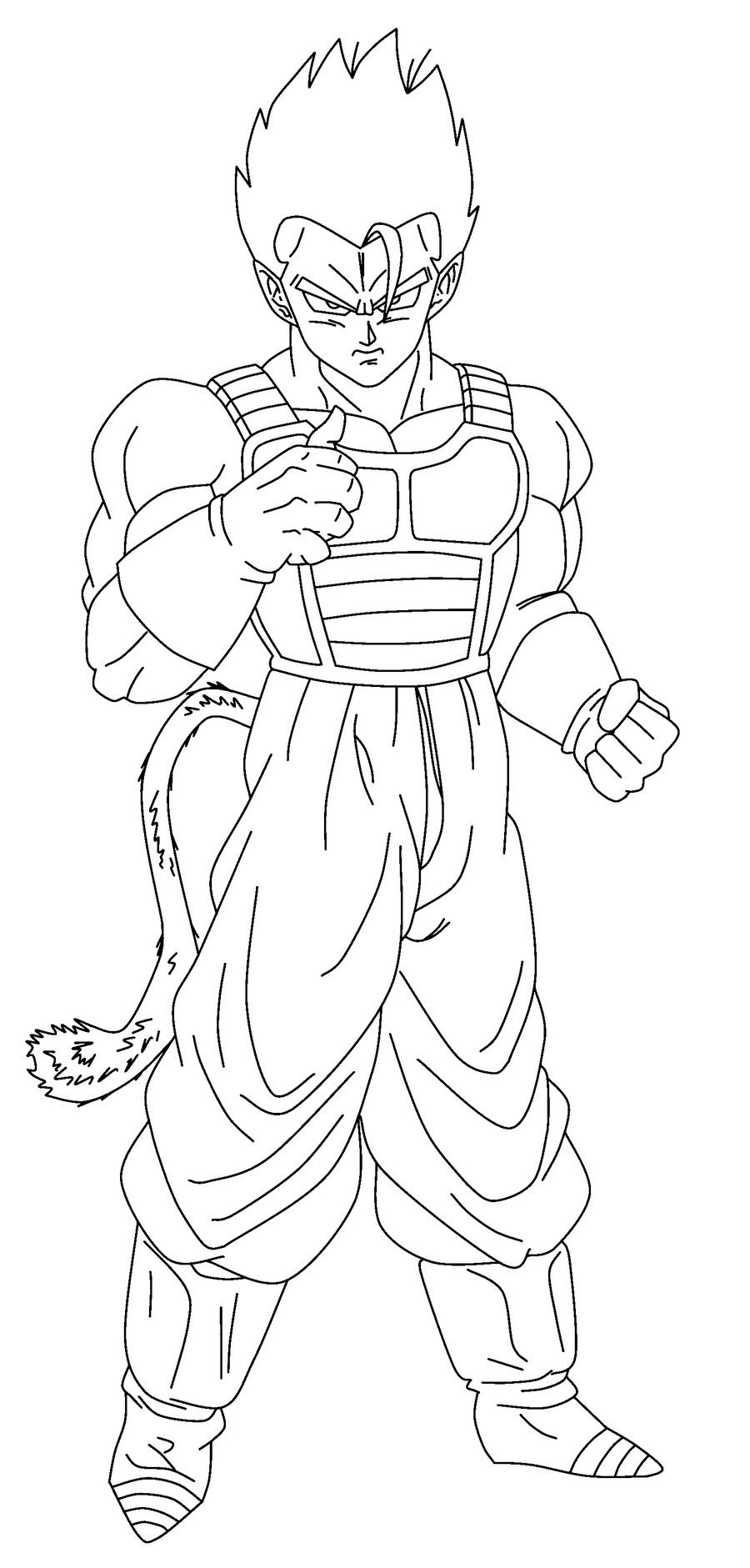 Coloriage Dragon Ball Z Vegeta Majin Meilleures Id Es encequiconcerne Coloriage Dragon Ball Z Sangohan