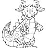 Coloriage Dragon Enfants Facile Dessin Dragon À Imprimer destiné Coloriage Dessin Animé Dragon