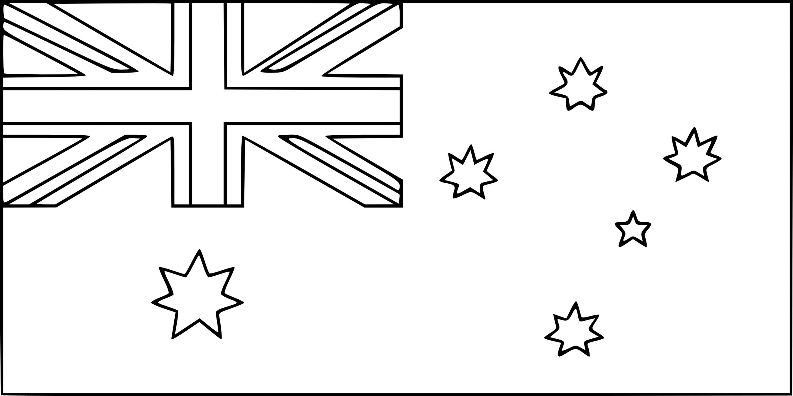 Coloriage Drapeau Australie À Imprimer encequiconcerne Coloriage Drapeau