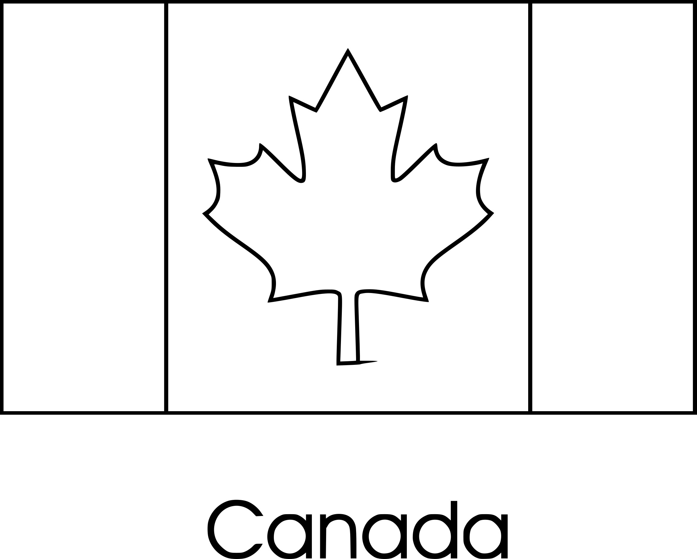 Coloriage Drapeau Du Canada À Imprimer Sur Coloriages intérieur Coloriage Drapeau