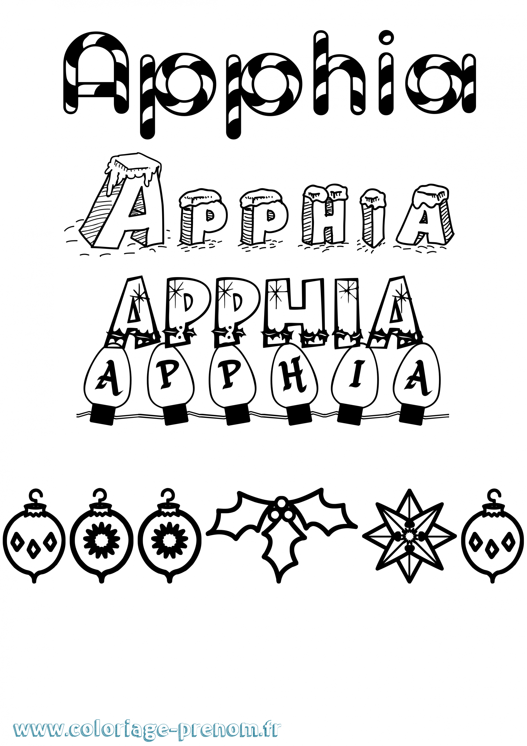 Coloriage Du Prénom Apphia : À Imprimer Ou Télécharger serapportantà Coloriage Alpha O