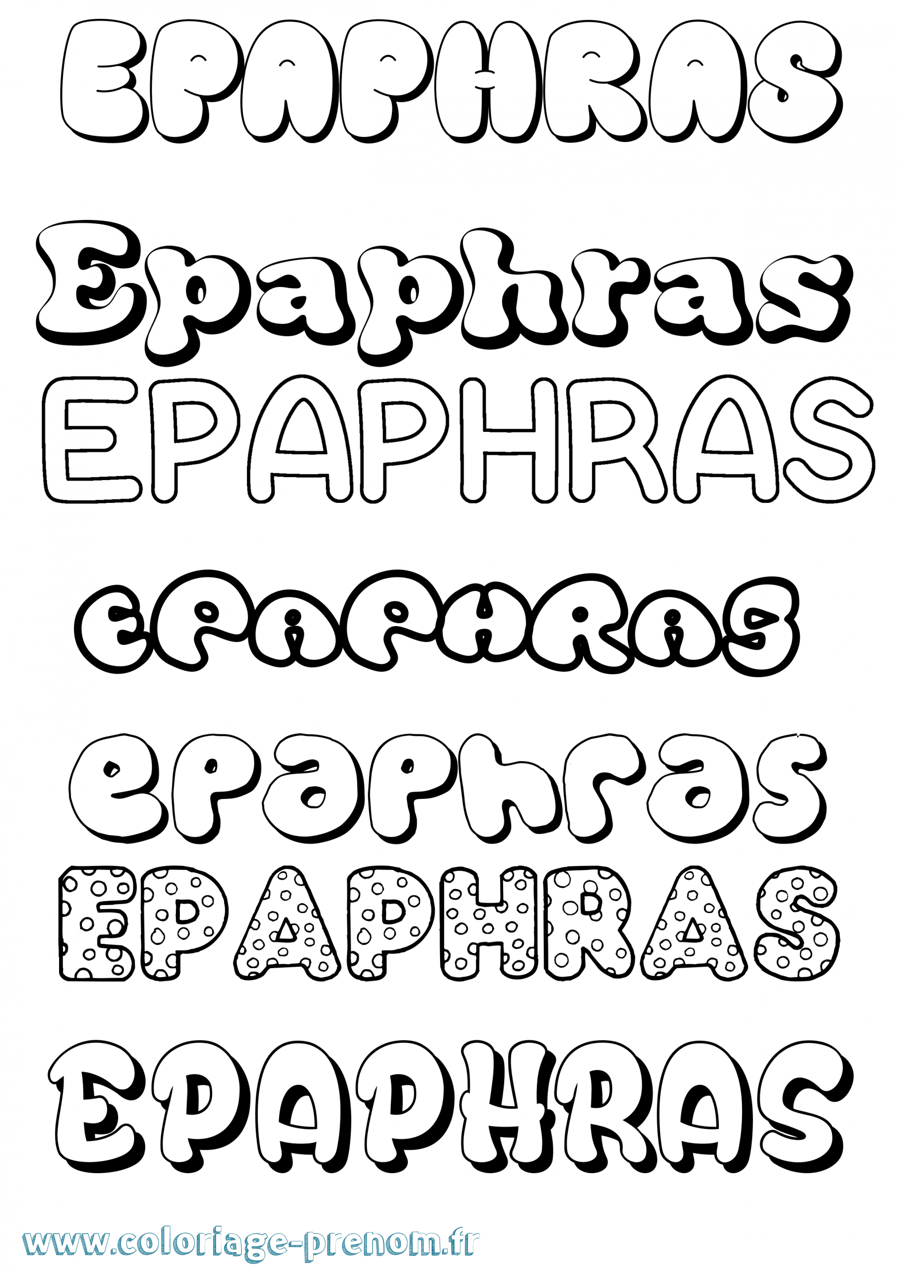 Coloriage Du Prénom Epaphras : À Imprimer Ou Télécharger pour Coloriage Alpha F