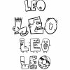 Coloriage Du Prénom Leo : À Imprimer Ou Télécharger Facilement dedans Dessin A Imprimer F