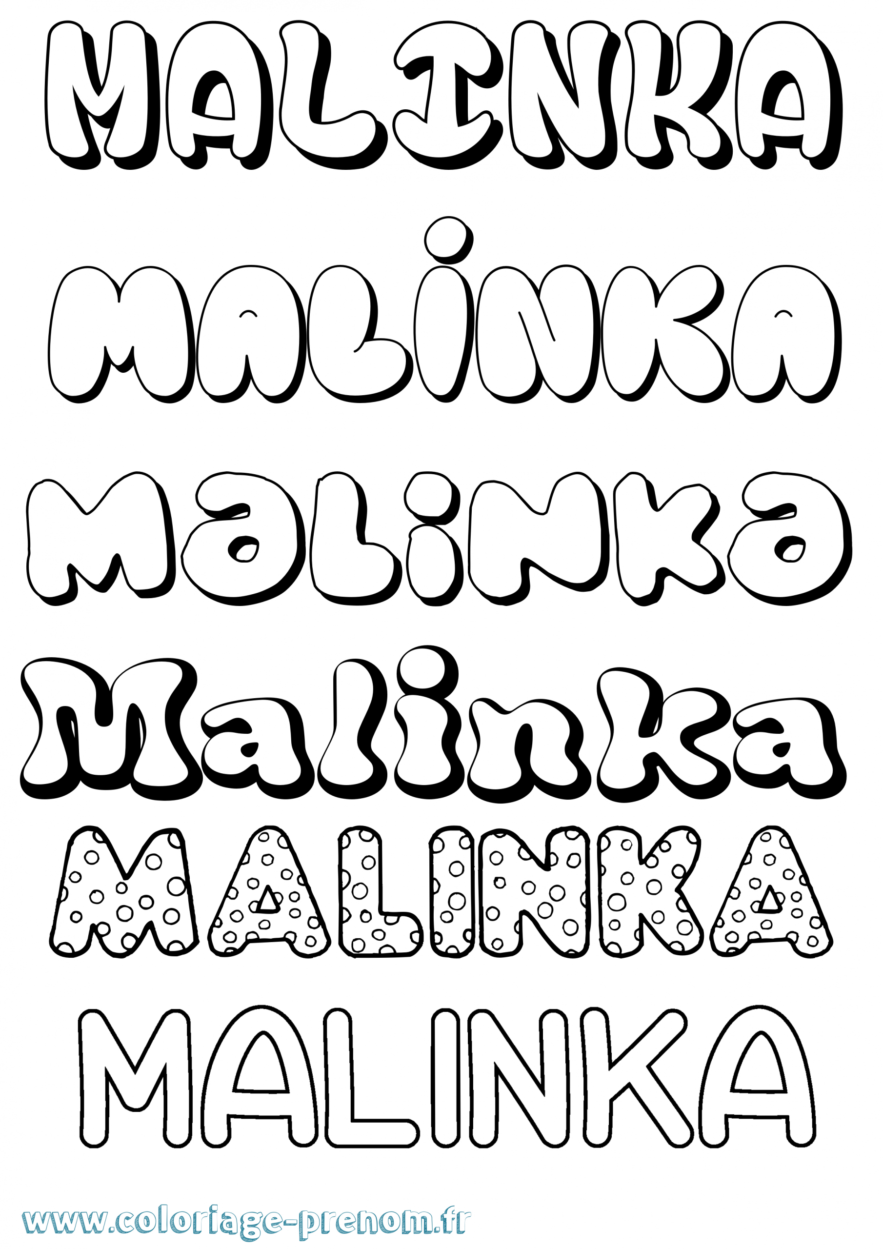 Coloriage Du Prénom Malinka : À Imprimer Ou Télécharger concernant Dessin Alpha U