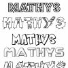 Coloriage Du Prénom Mathys : À Imprimer Ou Télécharger dedans Dessin A Imprimer F
