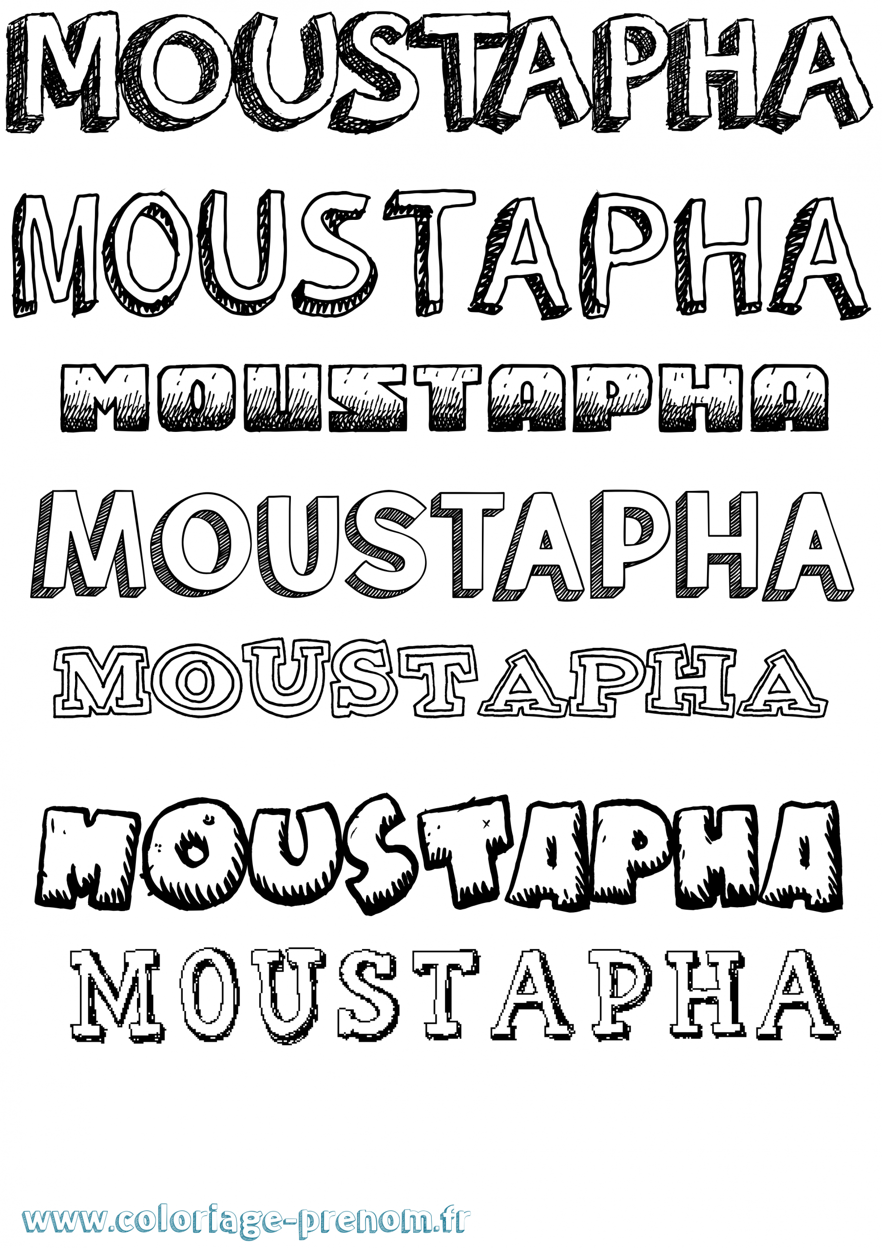Coloriage Du Prénom Moustapha : À Imprimer Ou Télécharger pour Coloriage Alpha O