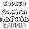 Coloriage Du Prénom Saphia : À Imprimer Ou Télécharger destiné Coloriage Alpha O