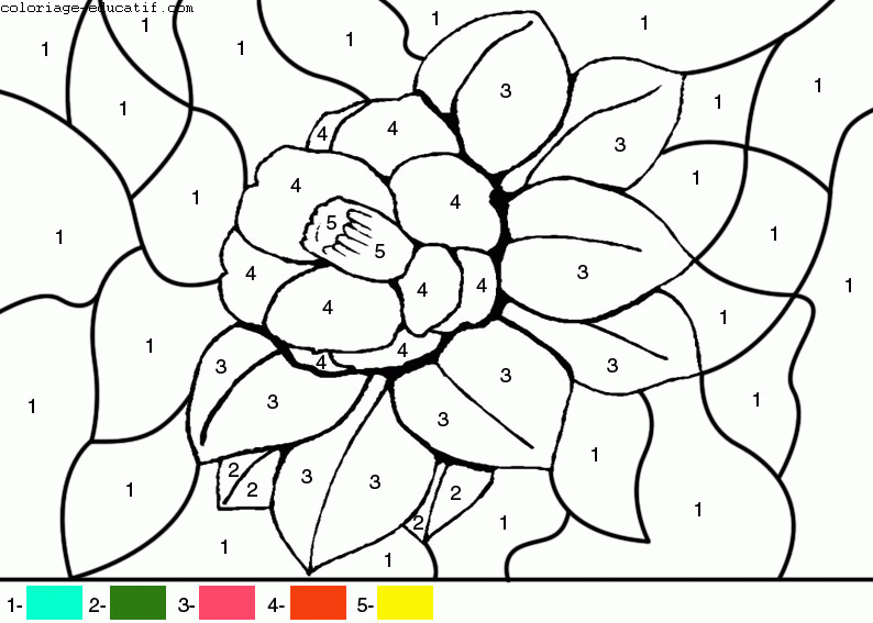 Coloriage Educatif: Coloriagedefleurs05_02.Gif encequiconcerne Dessin 02