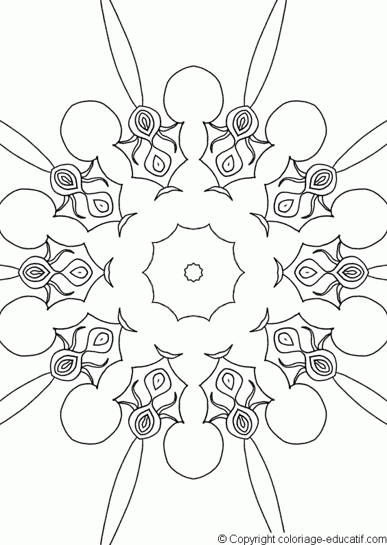 Coloriage Educatif: Graphisme-Maternelle-Mandala-112.Gif serapportantà Dessin Graphisme,