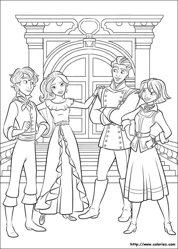 Coloriage - Elena D&amp;#039;Avalor 11 pour Dessin Coloriage Elena D&amp;amp;#039;Avalor