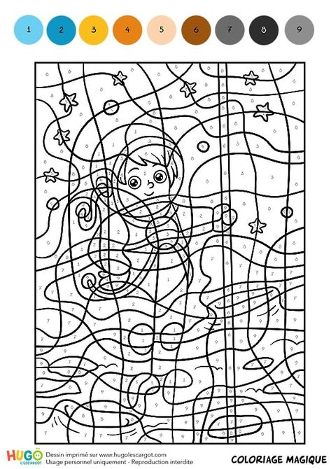 Coloriage Et Illustration D&amp;#039;Un Coloriage Magique Cm1, Le encequiconcerne Coloriage Magique Son U