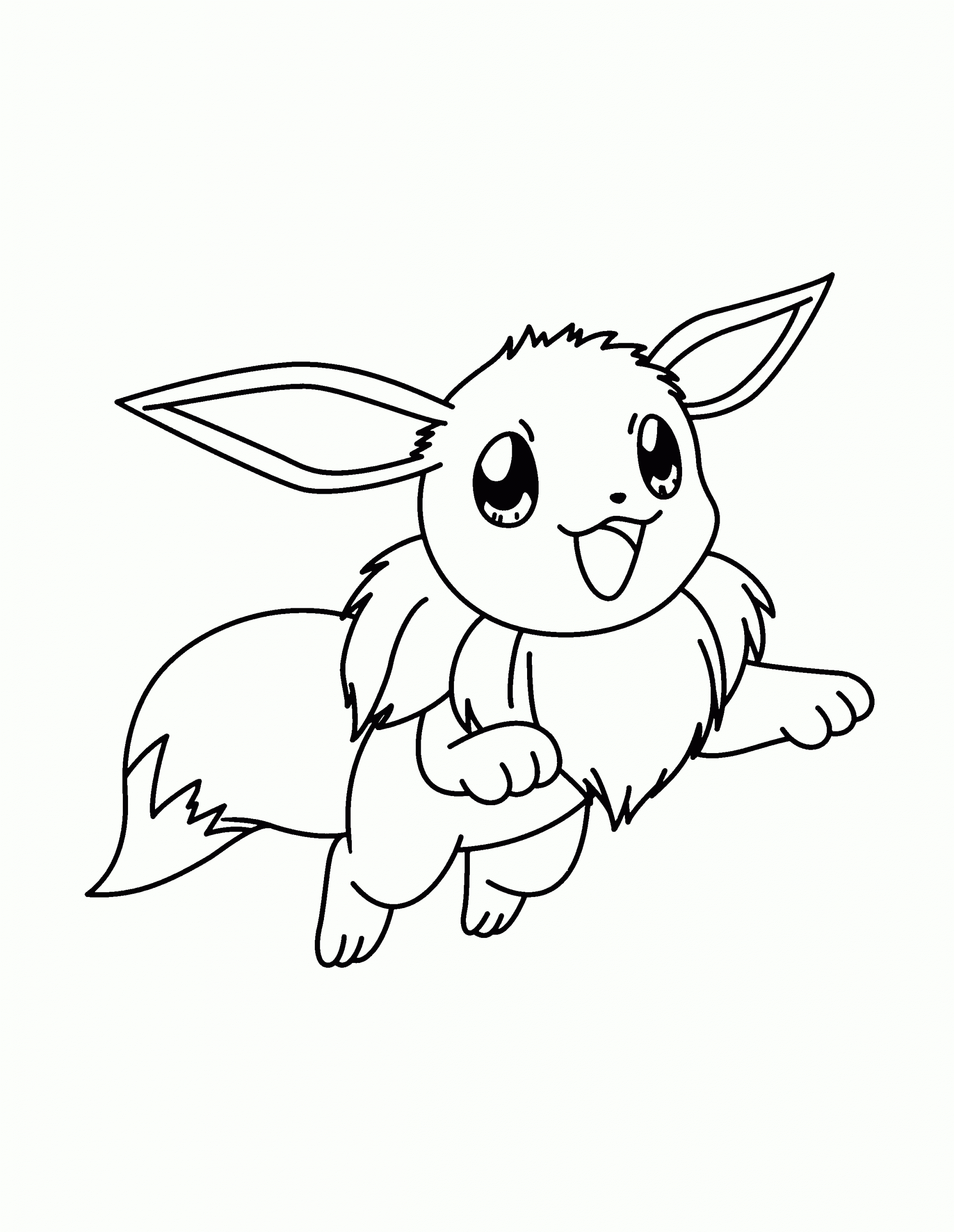 Coloriage Evoli Pokemon À Imprimer destiné Coloriage Normal,