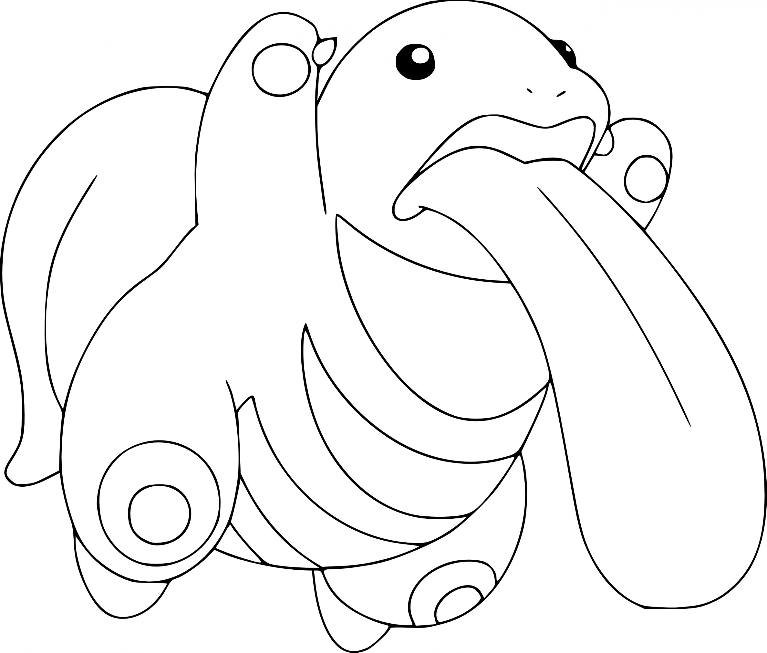 Coloriage Excelangue Pokemon À Imprimer Sur Coloriages intérieur Coloriage Pokemon