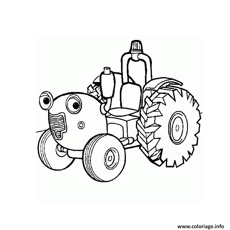 Coloriage Ferme Tracteur Dessin Tracteur À Imprimer pour Coloriage Tracteur