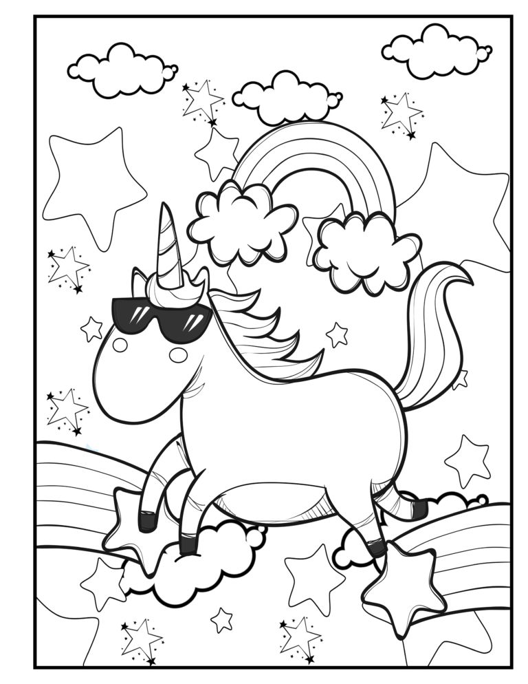 Coloriage Fille - Coloriage Fille 8 Ans Licorne concernant Coloriage 8 Ans Fille