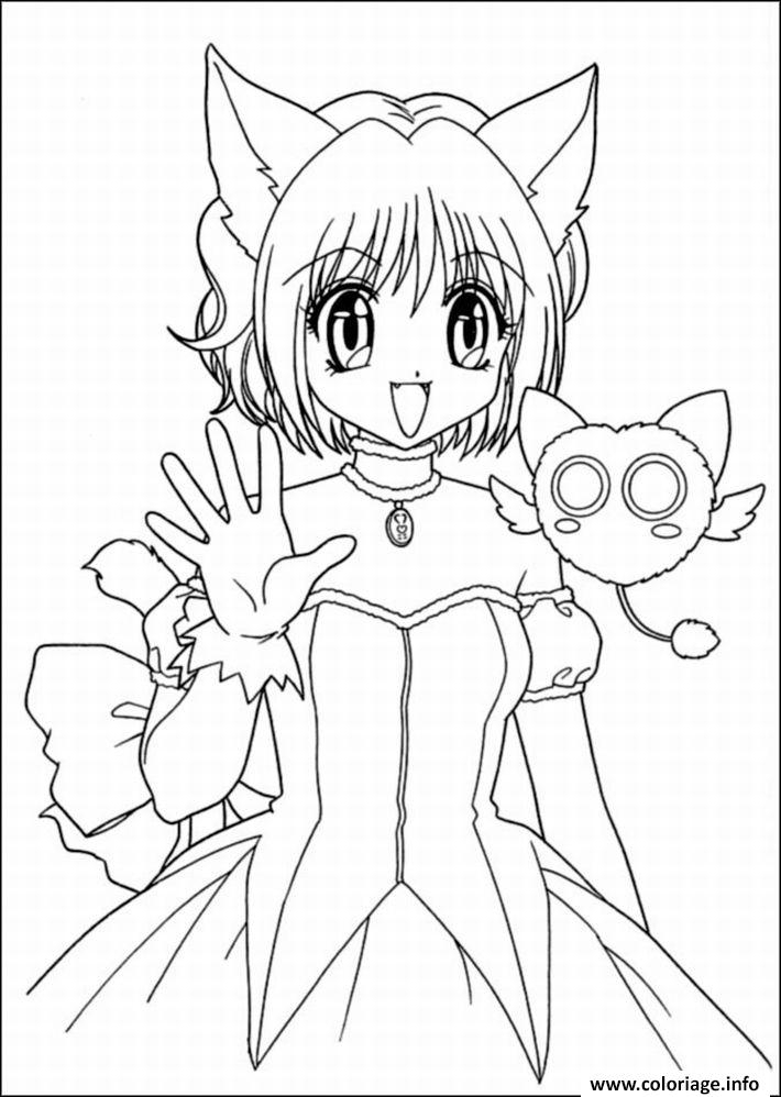 Coloriage Fille Manga 60 Dessin Manga À Imprimer dedans Imprimer Coloriage Dessin Animé