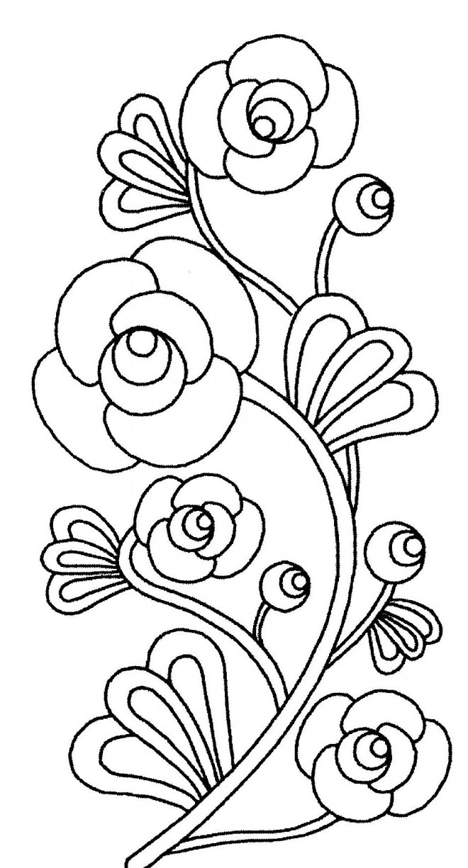 Coloriage Fleur Gratuit À Imprimer Liste 20 À 40 tout Coloriage Dessin Fleurs