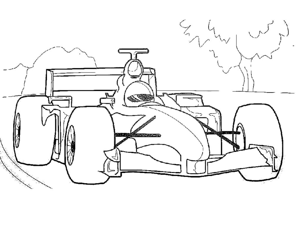 Coloriage Formule 1 | Dessin À Colorier Gratuits À Imprimer à Formule 1 Coloriage