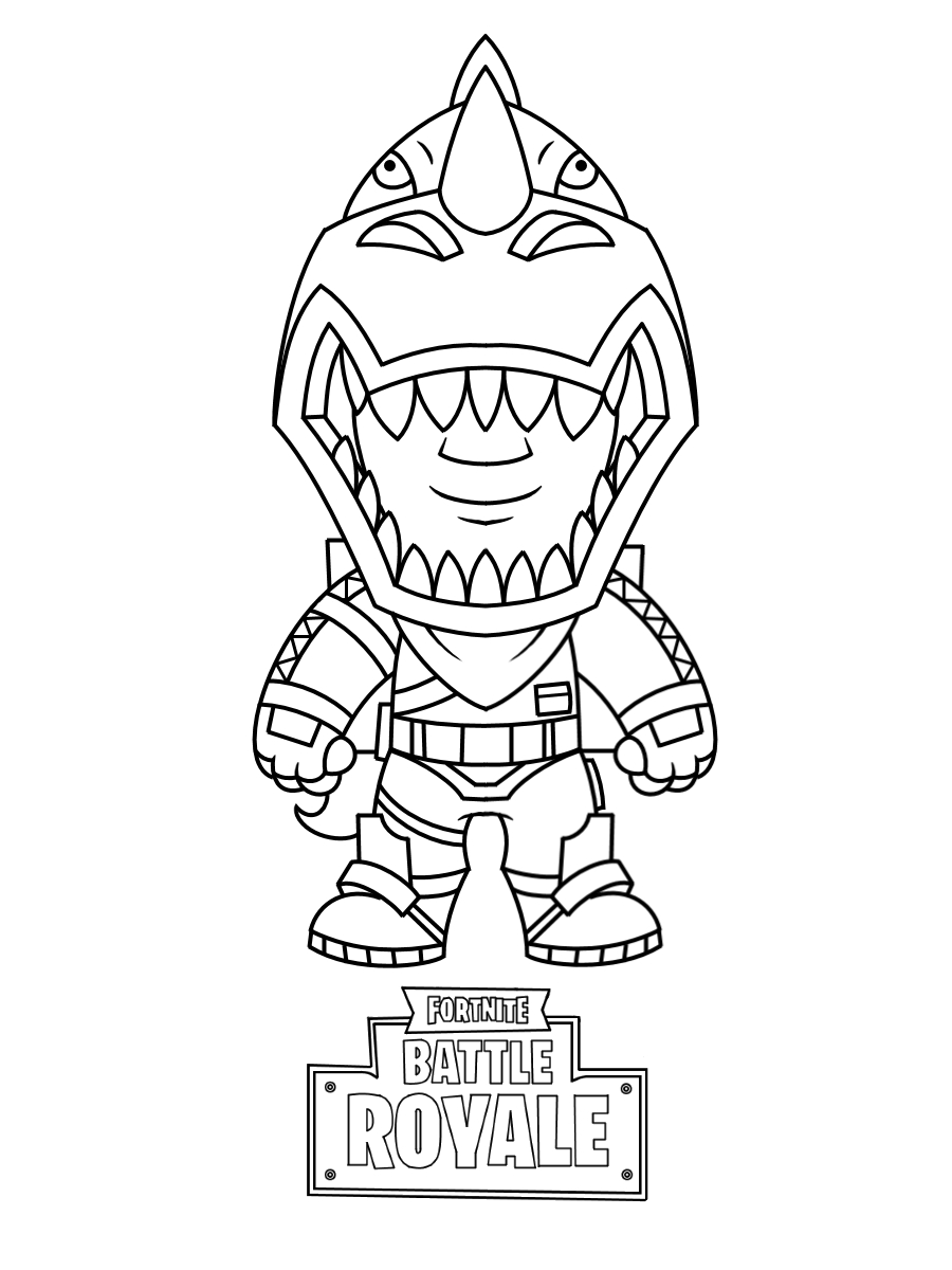 Coloriage-Fortnite-123 | Moncoloriage.fr concernant 123 Coloriage,