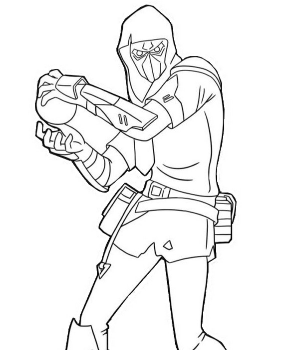 Coloriage Fortnite Chapitre 2 Saison 1 : Fusion 4 pour Coloriage Fortnite Saison 7