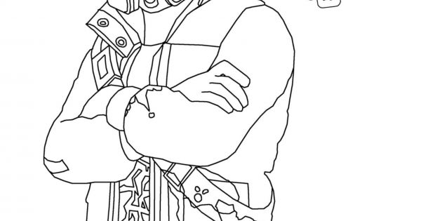 Coloriage Fortnite Saison 6 Cool Image Coloriage Fortnite destiné Armin Saison 4 Coloriage