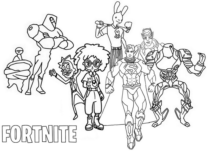 Coloriage Fortnite Saison 7 Invasion : Logo 14 tout Dessin 7