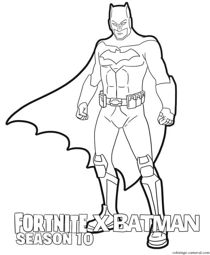 Coloriage Fortnite X Batman Season 10 Dessin Gratuit tout Fortnite Season 8 Coloriage