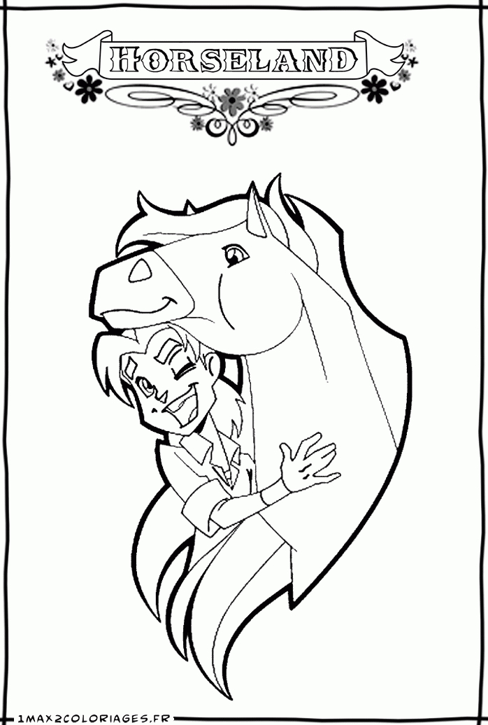 Coloriage Fr: Coloriage Gratuit A Imprimer Horseland encequiconcerne Coloriage Horseland