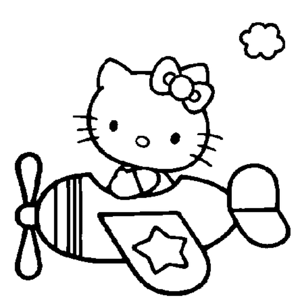 Coloriage Fr: Coloriage Hello Kitty Sapin De Noel avec Coloriage Hello Kitty