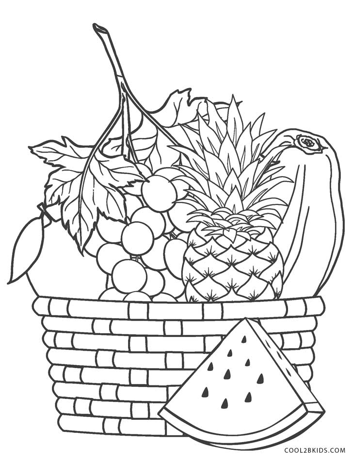 Coloriage Fruit | Cool2Bkids avec Coloriage Fruits