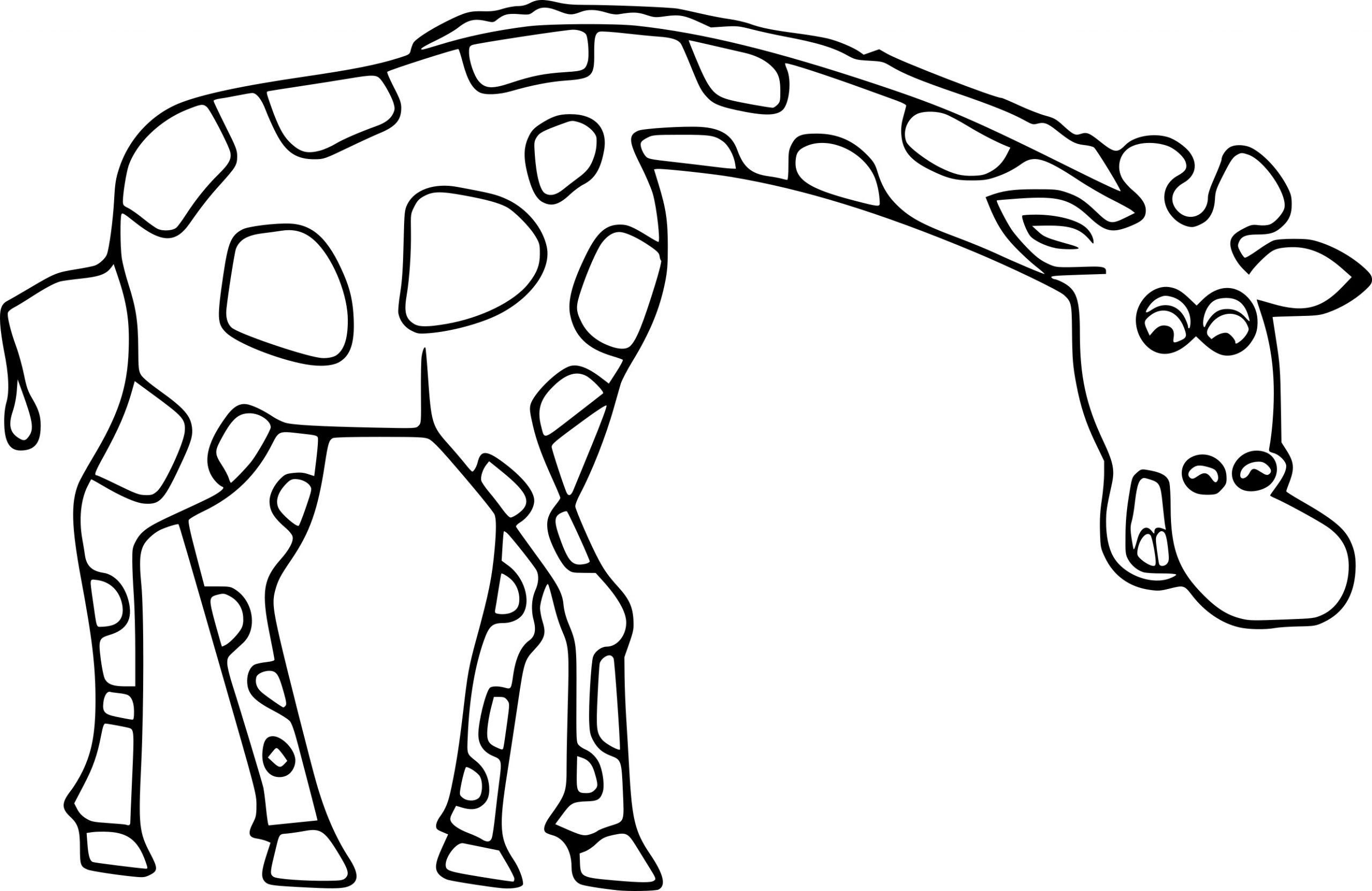 Coloriage Girafe Animaux D&amp;#039;Afrique À Imprimer Sur avec Coloriage D&amp;amp;#039;Animaux,