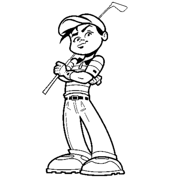 Coloriage Golf En Ligne Gratuit À Imprimer pour Golf 7 Dessin