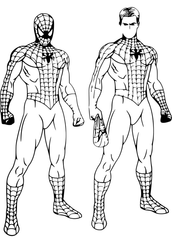 Coloriage Gratuit Spiderman 3 Imprimer tout Dessin 3 Spiderman,