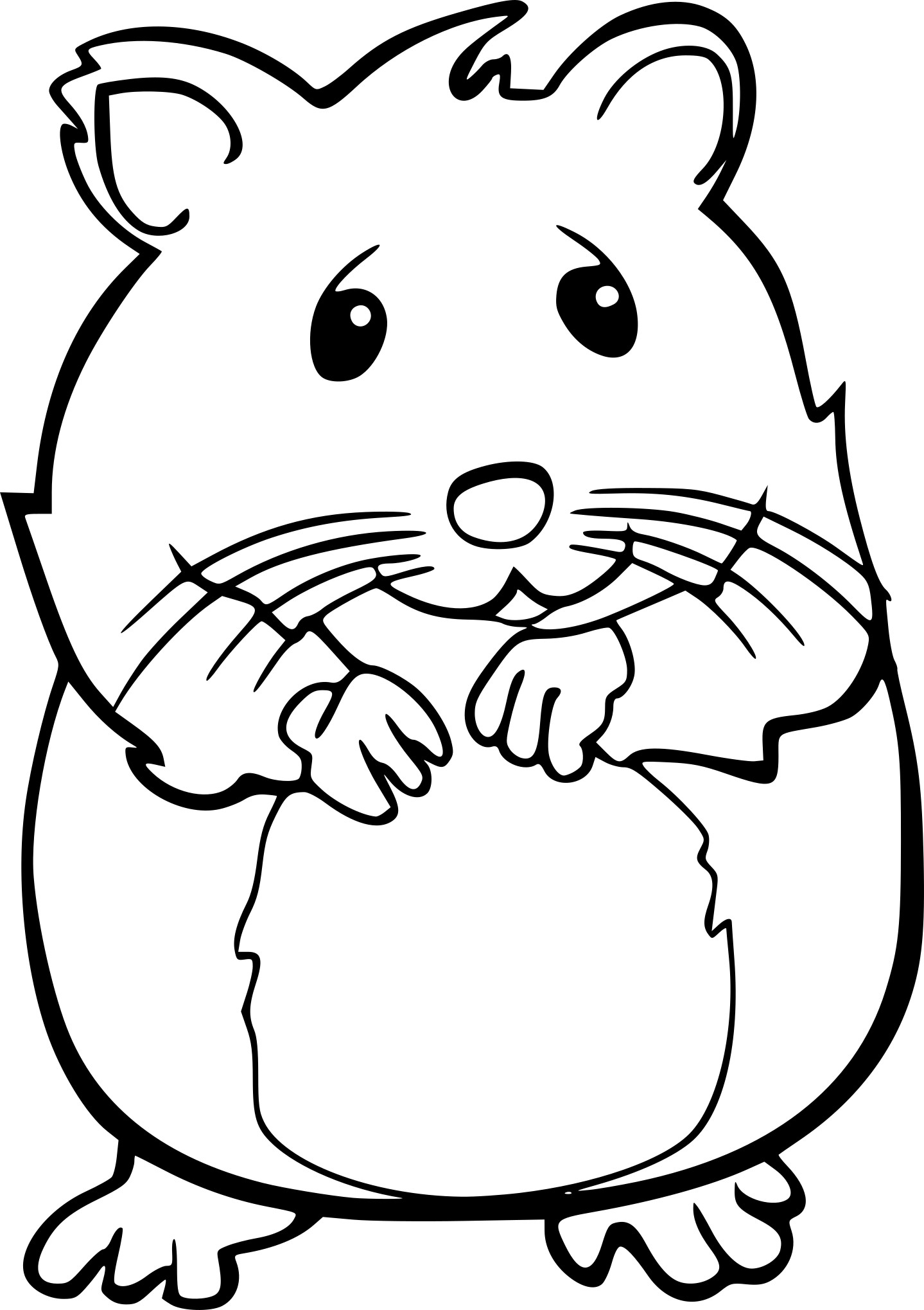 Coloriage Hamster À Imprimer tout Coloriage Dessin À Imprimer