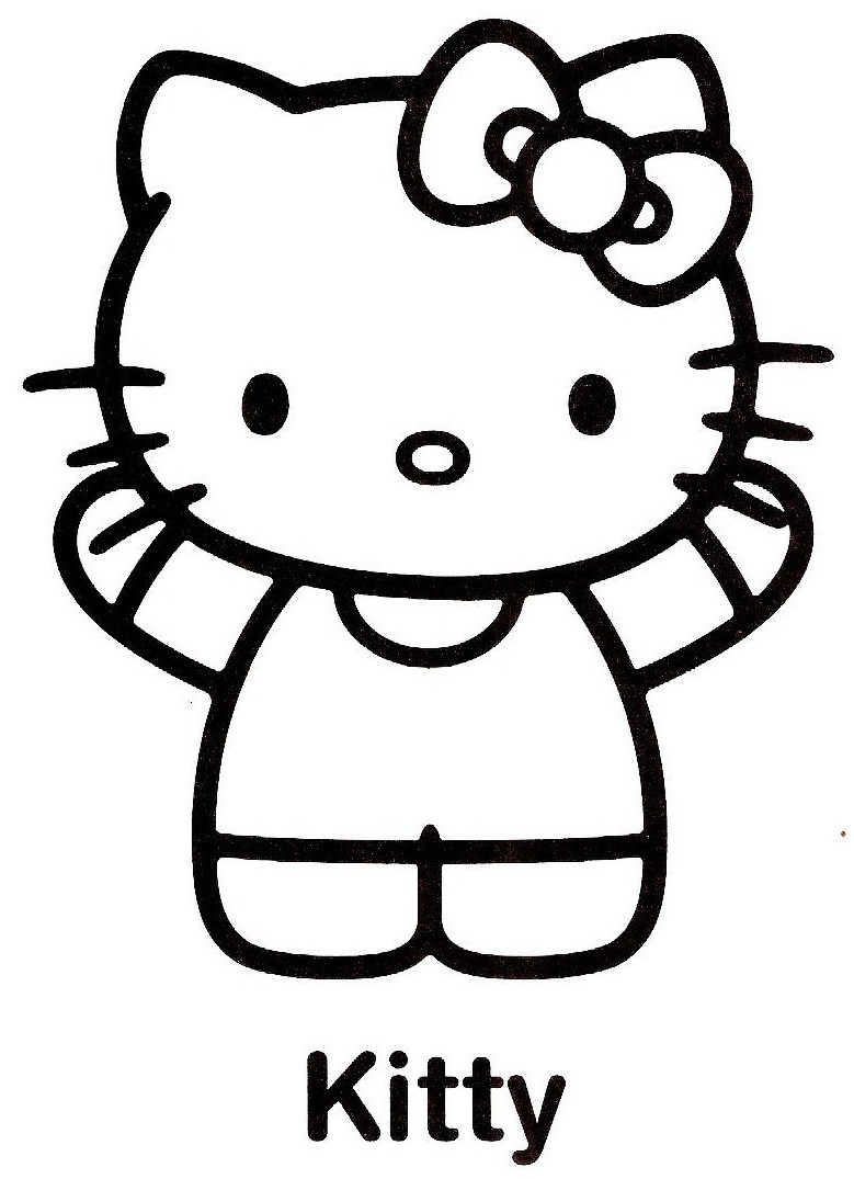 Coloriage Hello Kitty - 19 intérieur Coloriage Hello Kitty,