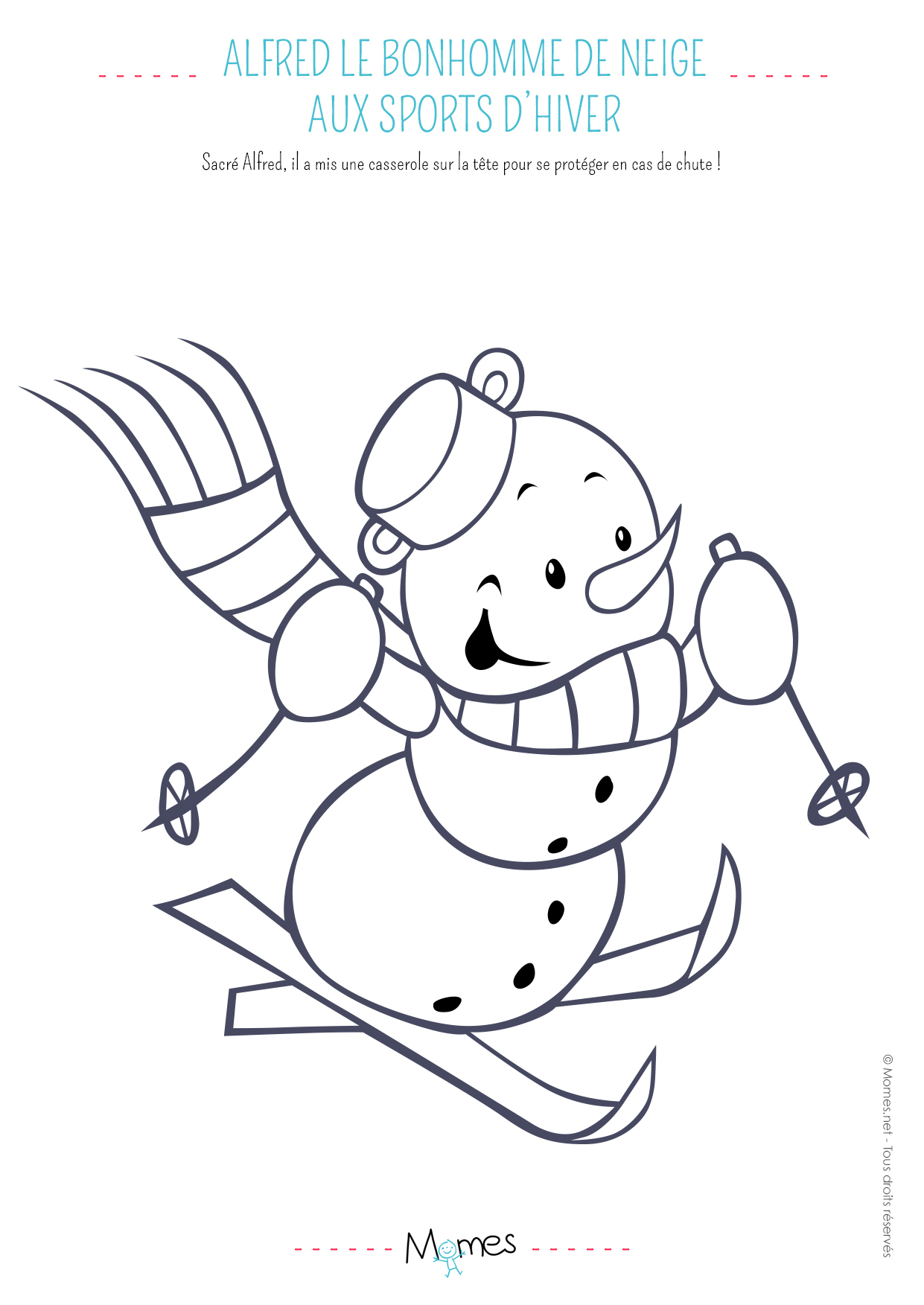 Coloriage Hiver Maternelle - Primanyc dedans Coloriage D&amp;#039;Hiver,