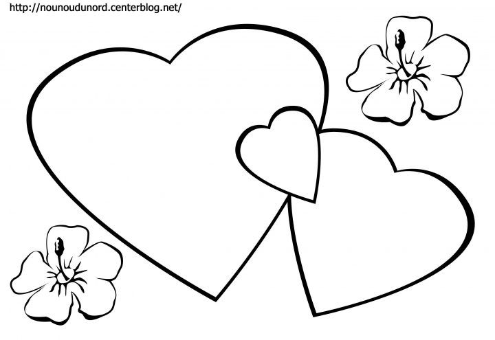 Coloriage Imprimer Coeur Pour Maman - Coloriage Imprimer intérieur Coloriage J'Aime Maman