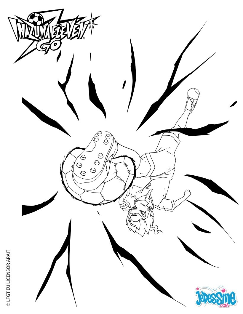 Coloriage Inazuma Eleven Go Victor Blade En Couleur pour Coloriage Inazuma Eleven