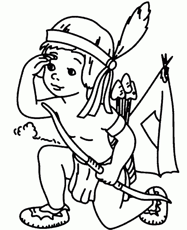 Coloriage Indien 20 - Coloriage En Ligne Gratuit Pour Enfant destiné Coloriage Dessin En Ligne