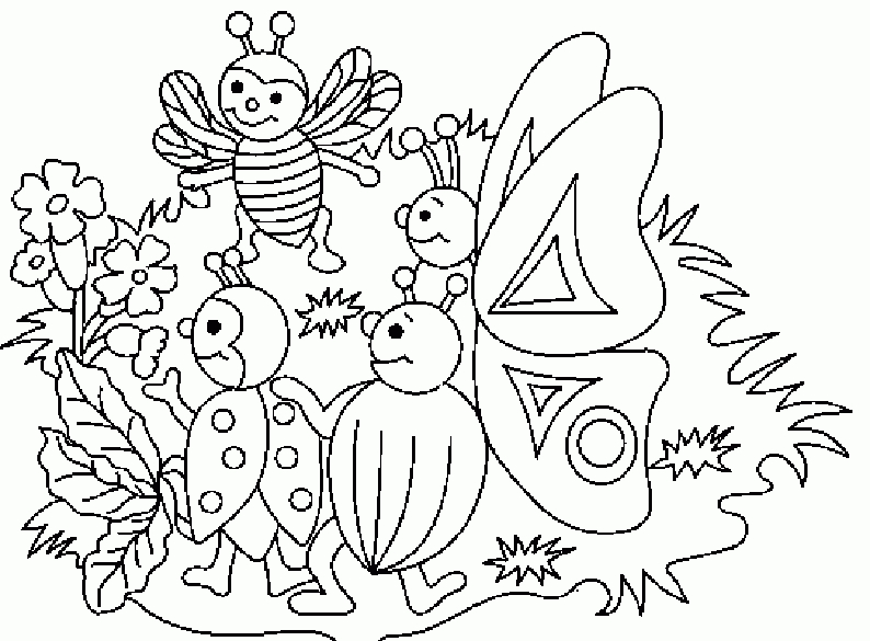 Coloriage | Insectes | Insectes concernant Coloriage Insectes