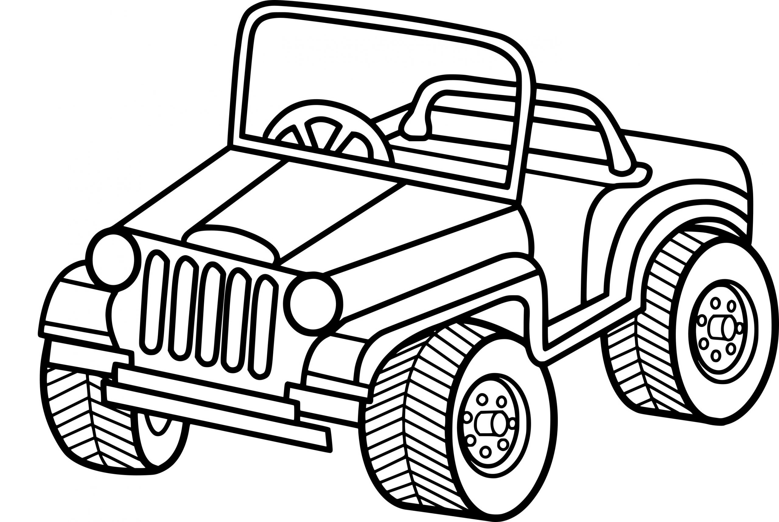 Coloriage Jeep Inspirant Galerie Coloriage Jeep À Imprimer encequiconcerne 4*4 A Colorier