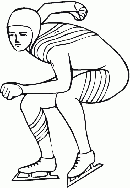 Coloriage Jeux Olympiques D&amp;#039;Hiver - Gratuit Coloriage destiné Dessin Jeux Olympiques,