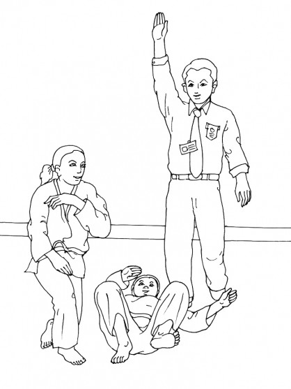 Coloriage Judo Gratuit À Imprimer Liste 40 À 60 destiné Coloriage H2O Dessin Animé À Imprimer