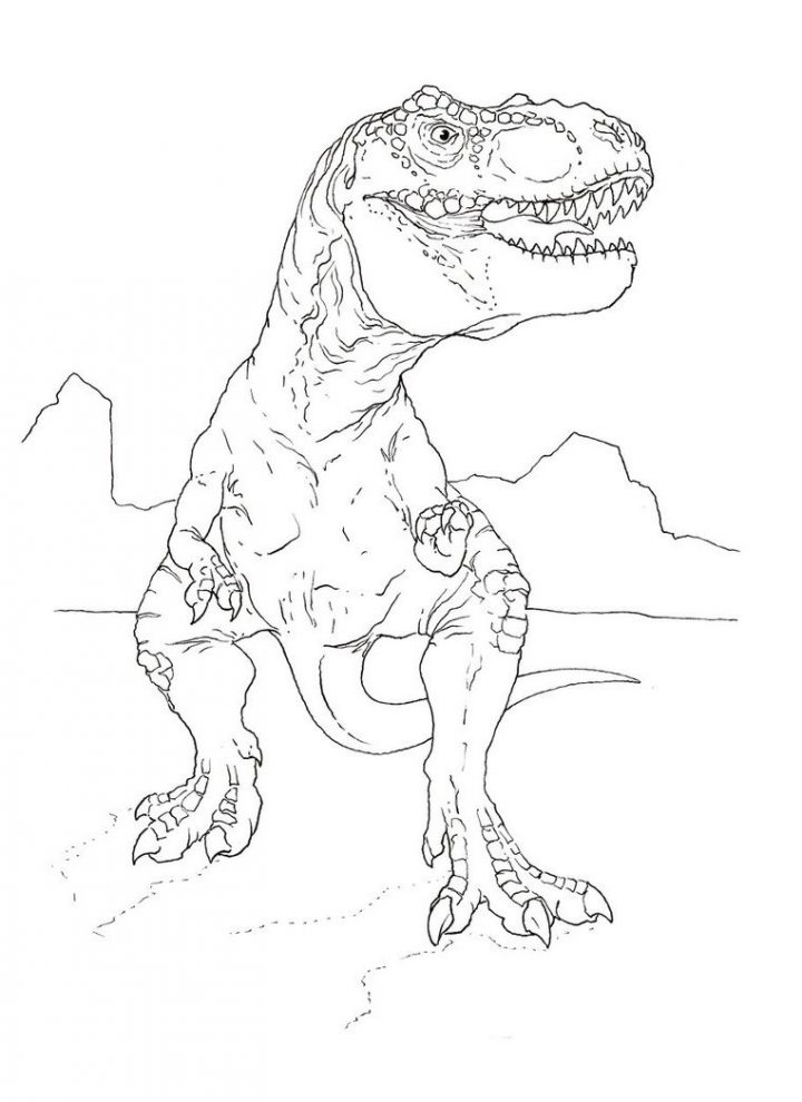 Coloriage Jurassic Park À Imprimer Pour Les Enfants - Cp15024 à Dessin Coloriage Jurassic World