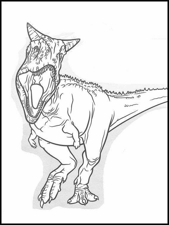 Coloriage Jurassic World 11 | Dinosaur Coloring Pages dedans Coloriage Jurassic World