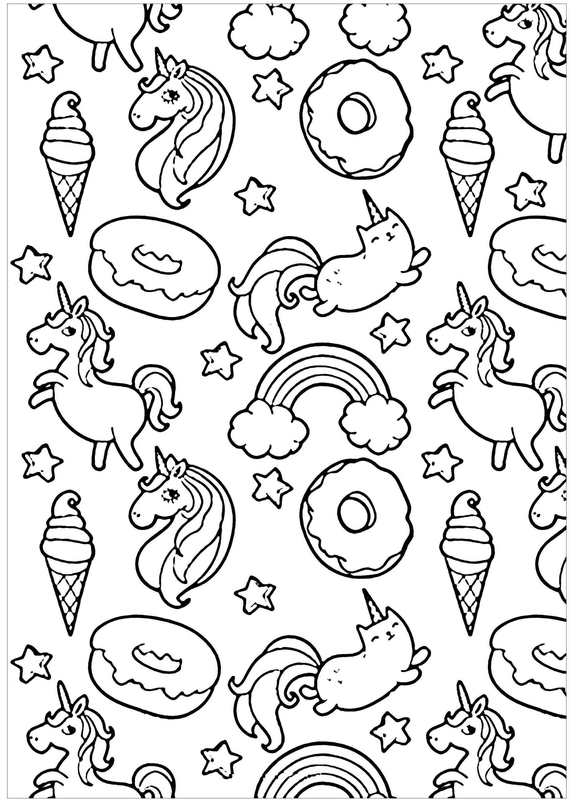 Coloriage Kawaii Nourriture Nutella à Coloriage Nourriture