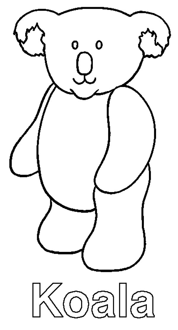 Coloriage Koala #9367 (Animaux) - Album De Coloriages pour Coloriage Koala